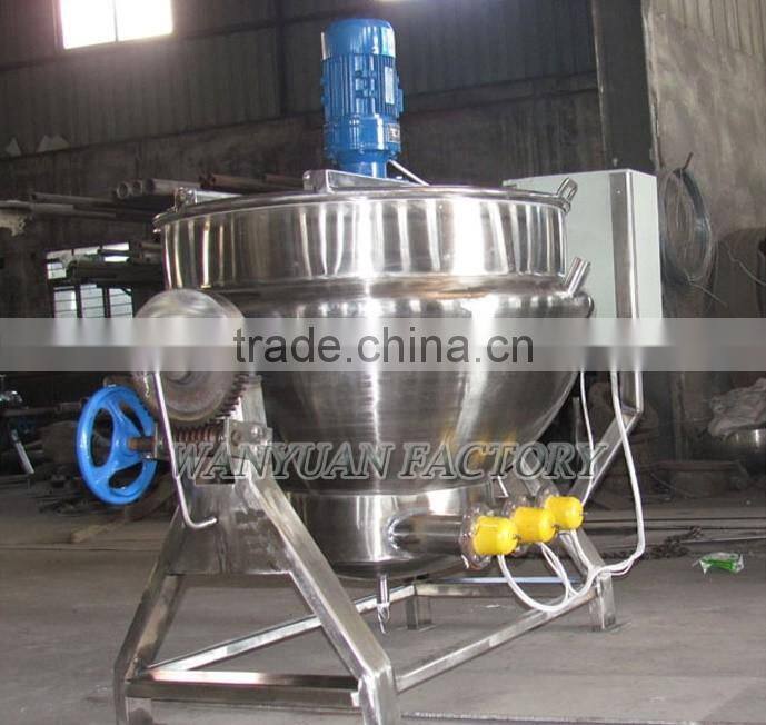tilting oil jacketed kettle electric heating cooking kettle