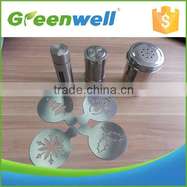 metal coffee stencil