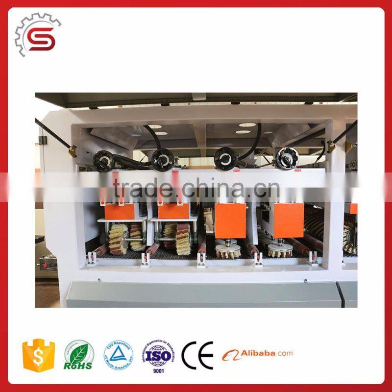 High Configuration Wood Polishing Machine STR13002Z-2O-4R brush polishing machine