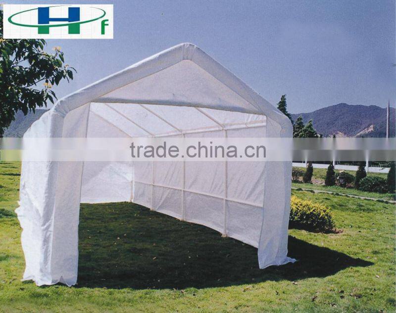 11'x25' PE carport canopy with sidewalls