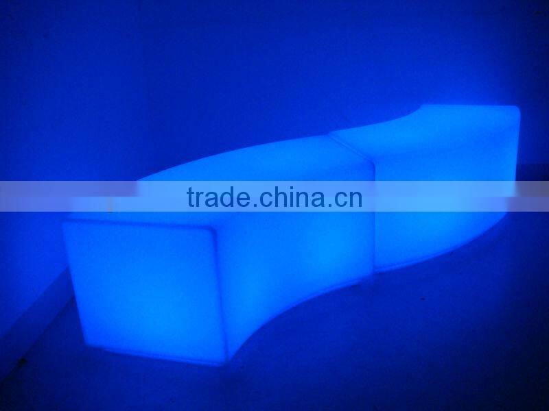 Outdoor Used Party Furniture New led hotel table LED Hotel Bar table