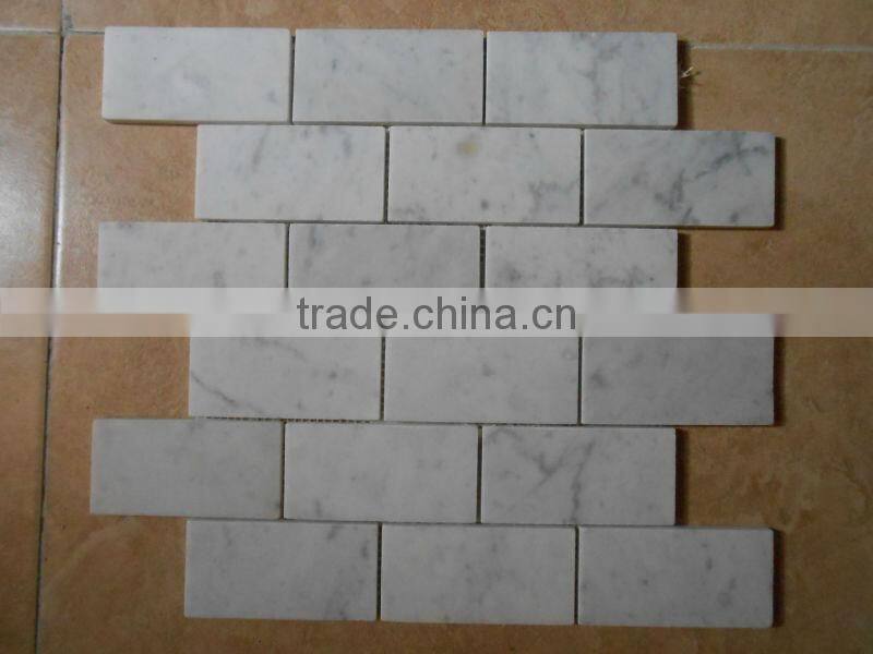 Natural stone mosaic floor tile