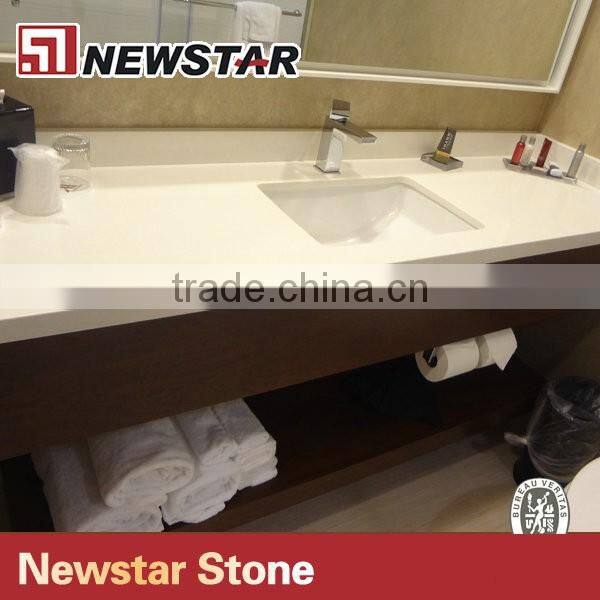 Newstar sink cutout quartz vanity top