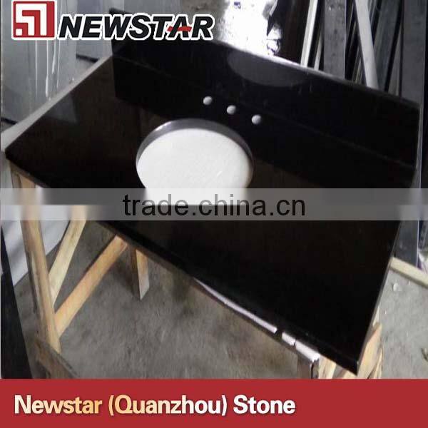 black galaxy granite vanity top for bathroom