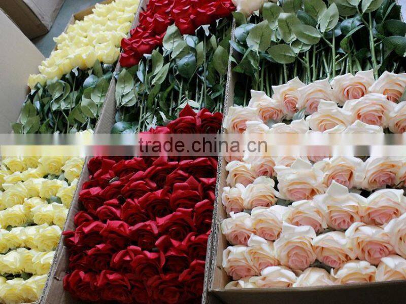 New design vivid silk rose flowers wedding artificial flowers