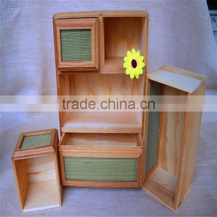 Hanging drawer drawer unfinished small wooden drawers aircraft wood drawer for sale
