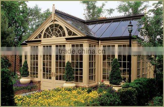 modern glass green house