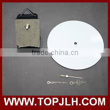 Fancy design blank coated photo frame wall clock for sublimation