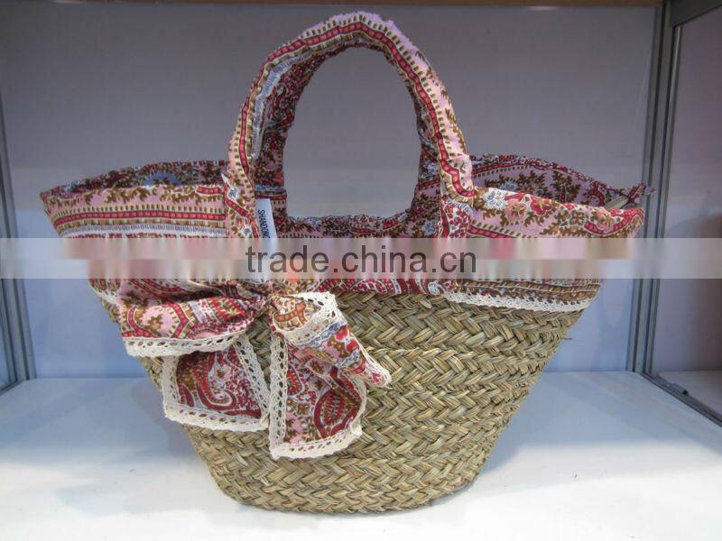 new style natural seagrass handmade bag