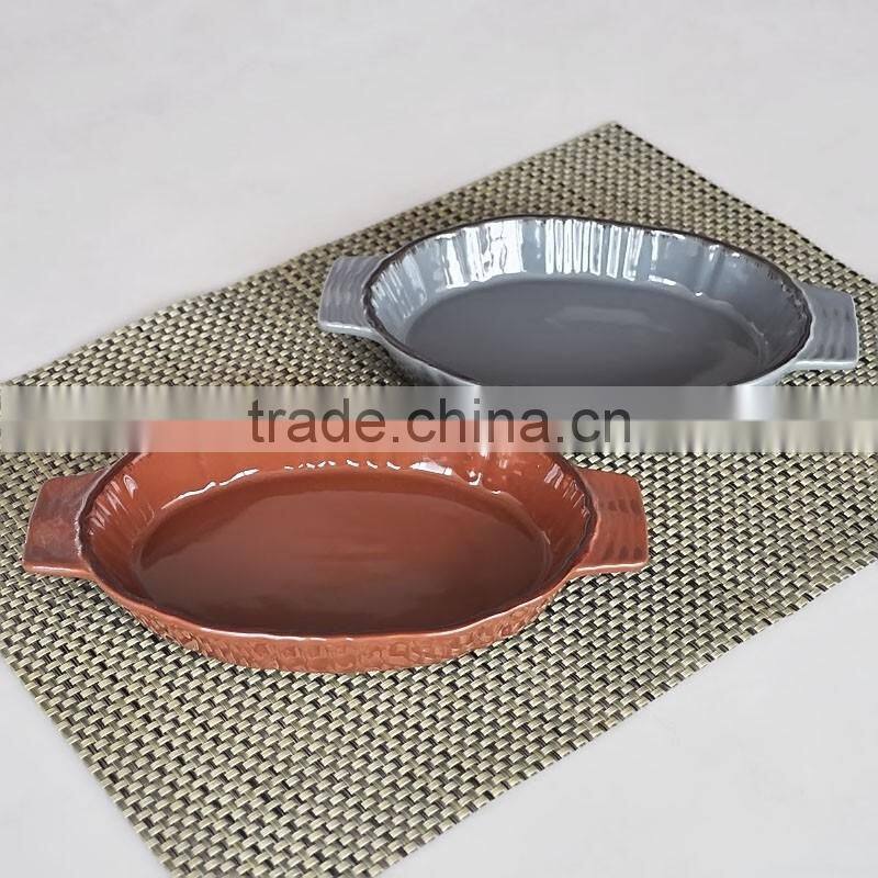 ceramic fish shape baker plate