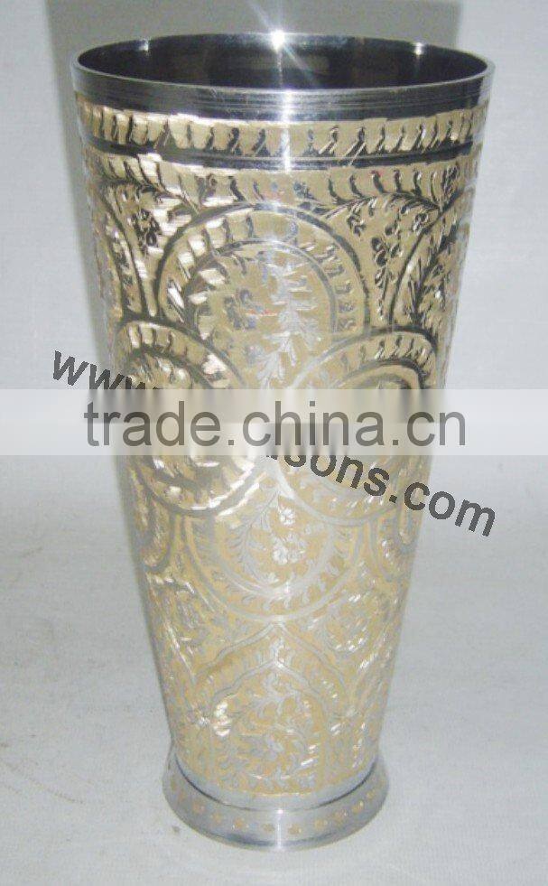 Antique Metal Vase | For Home Decoration Metal Flower Vases