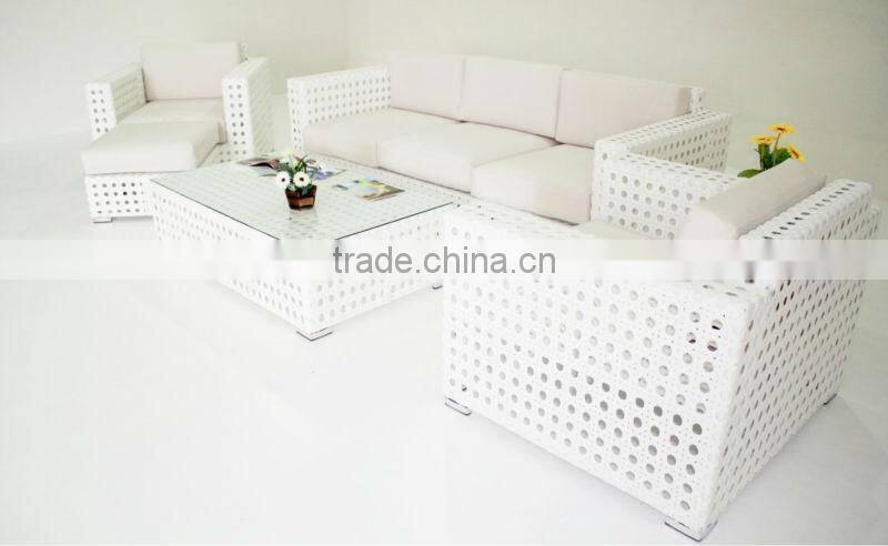 rattan furniture outdoor aluminum sofa set