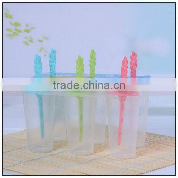 NEW PP plastic six groups of ice cream maker,ice cream moulds