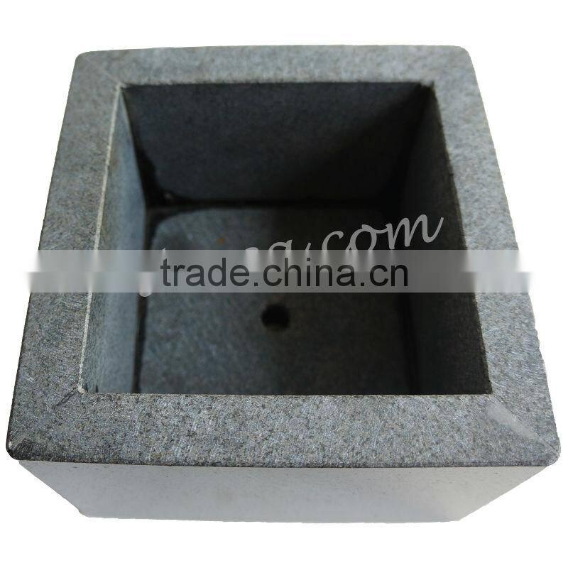 Outdoor granite flowerpot plant pot