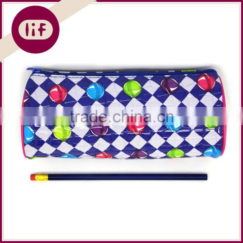 Stylish Stone Pattern Candy Printing PP Pencil bag, With Candy Printing PP Pencil Bag, Glossy PP Pencil Bag