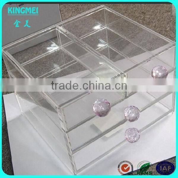 Custom clear make up organizer transparent packing and acrylic box