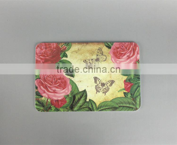flower garden printed melamine meat vegetable cutting board