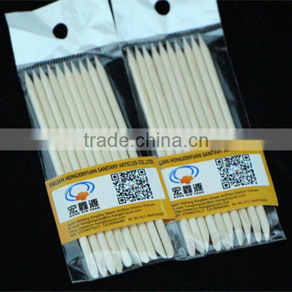 Nail art manicure different size wooden orange sticks