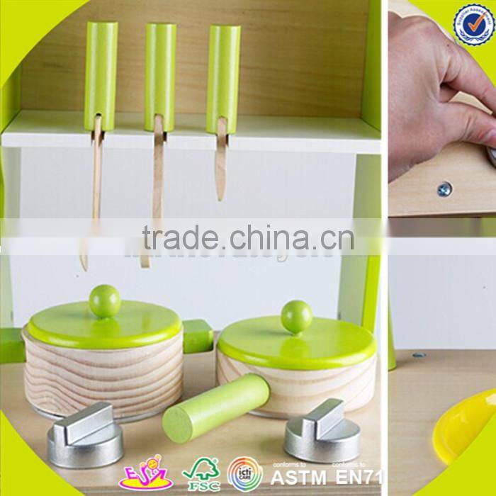 wholesale baby wooden kitchen sets toy, beautiful baby wooden kitchen sets toy, interesting wooden kitchen toy W10C143B