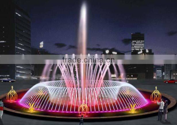Music fountains use stainless steel water fountain nozzle design