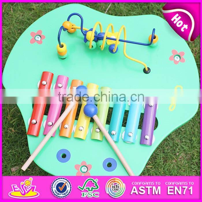 Best sale multi-function wooden baby musical toys WJ276448