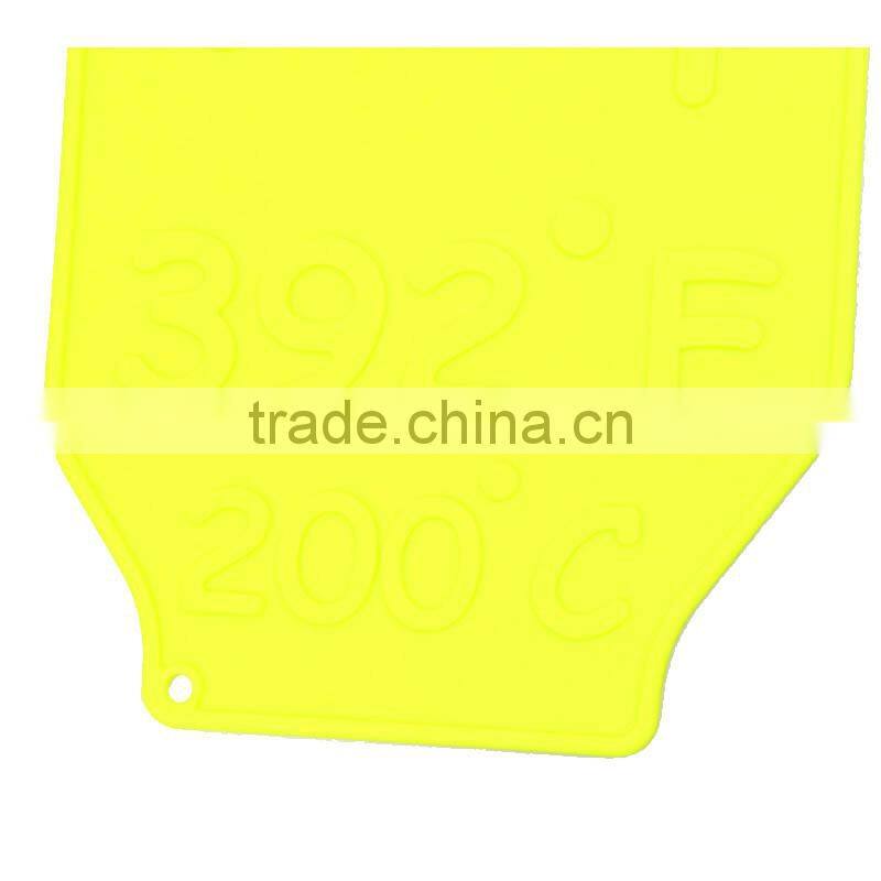 Cute pot holder heat-resistant silicone made pot holder silicone rubber coasters