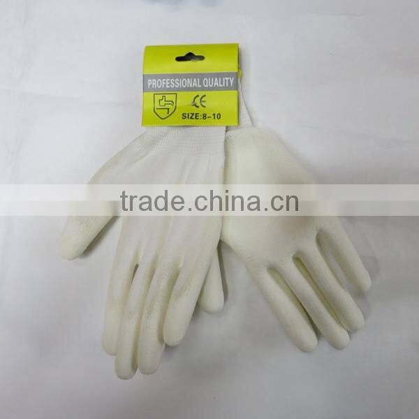 PU Coated Nylon Knit Gloves