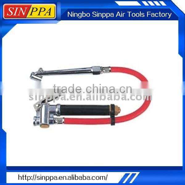 Dual Chuck Tire Inflator With Gauge---STG-02.