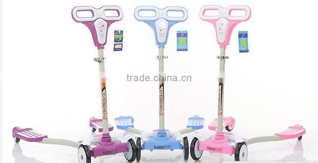 Factory direct supply kids 4 wheel kick scooter /scooter kids new model / widen pedal cheap kids scooter