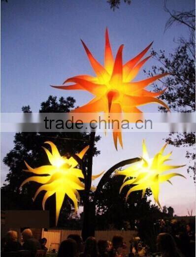 Led Stage Inflatable Lighting Star, Party Club Inflatable Wedding Decoration