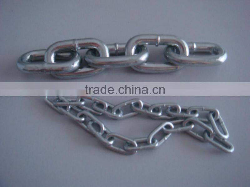 factory price galvanized welded steel link chain short link chain