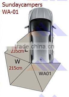 4WD accessories family camping canvas car awning for sale