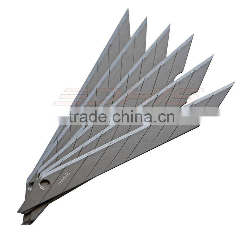 CN011S 30 degree 9mm snap off stainless steel art knife blade