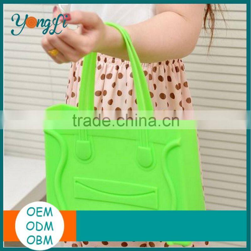 Hot Selling Rubber Silicon Fashion Handbag