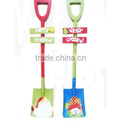 Wholesale garden stick tools decorative spade wood shovel handles
