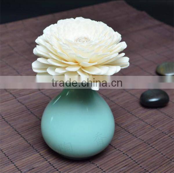 handmade white sola wood flower for reed diffuser