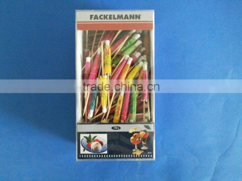 Promotional cocktail paper party decoration umbrella