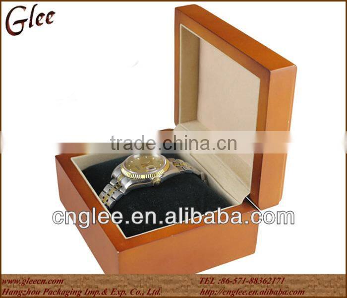 Hot Sale single wooden wrist packing watch boxes