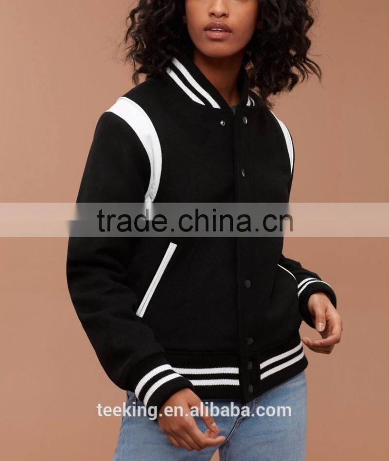 Winter Quilted Women Varsity Jackets