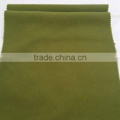 army green 144F/100D one side anti-pilling polar fleece bond deep green polar fleece for outdoor clothing