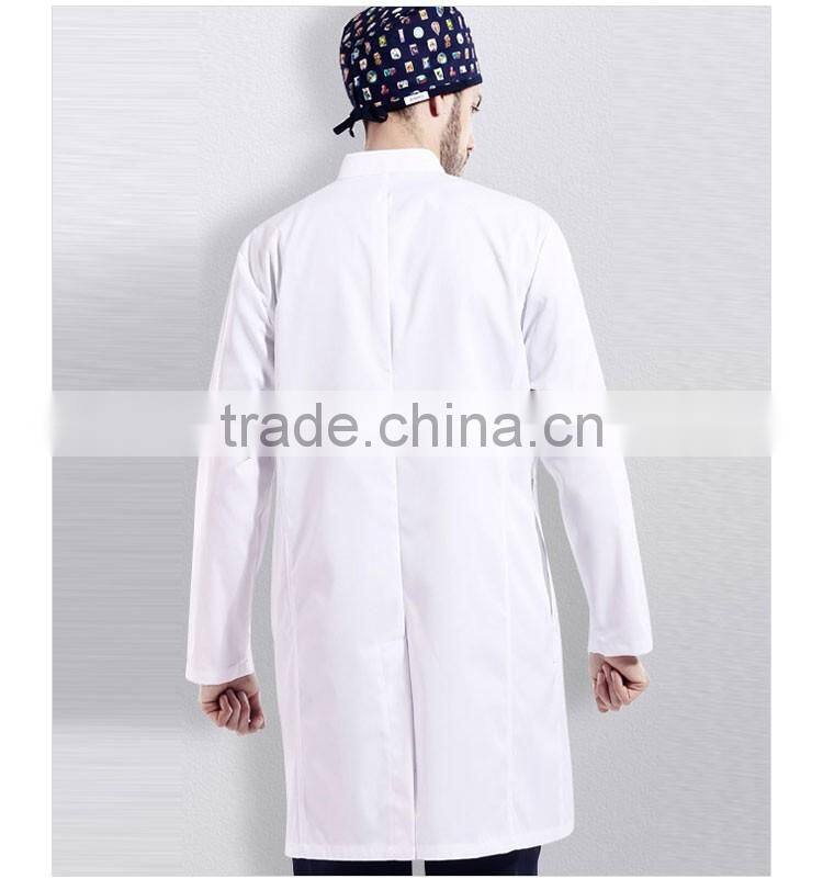 White Lab Coat For Medical Hospital Uniforms Doctor Gown
