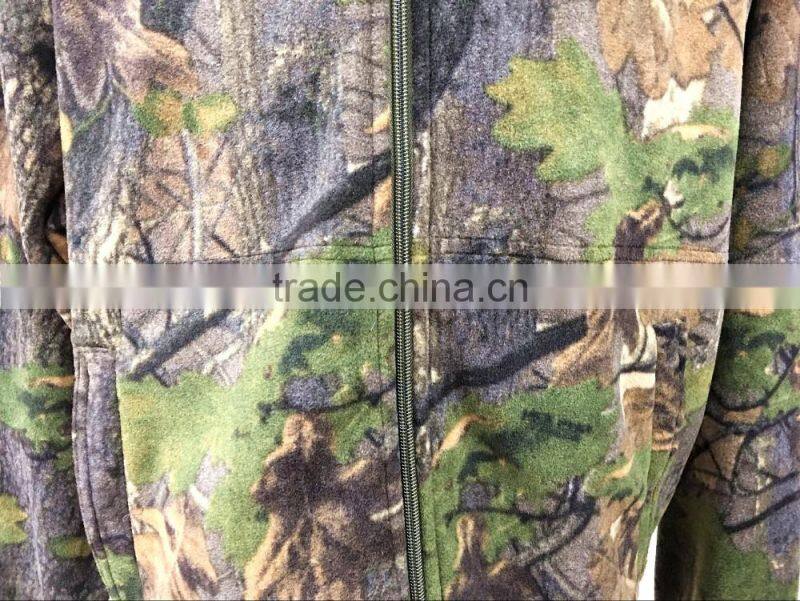 2017 New design 100% polyester fieldman polar fleece mens jacket