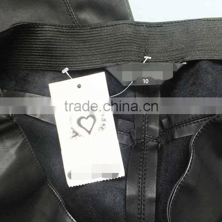 Glossy Black PU pants for Lady Stock Lot