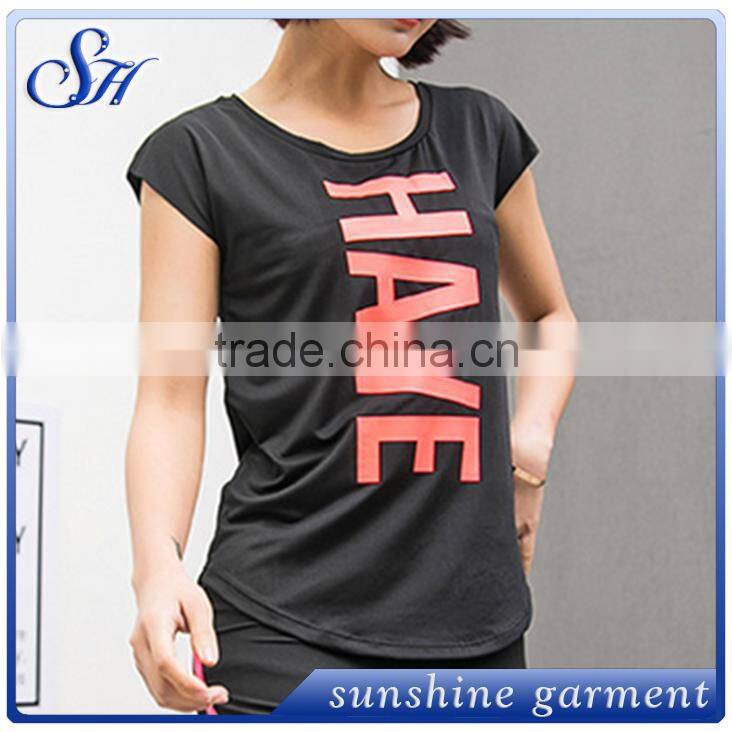 2017 Summer Gym workout printed short-sleeved T-shirt
