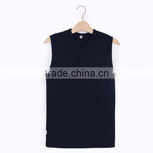 Custom design of men t-shirt , sleeveless V neck, t shirt for men