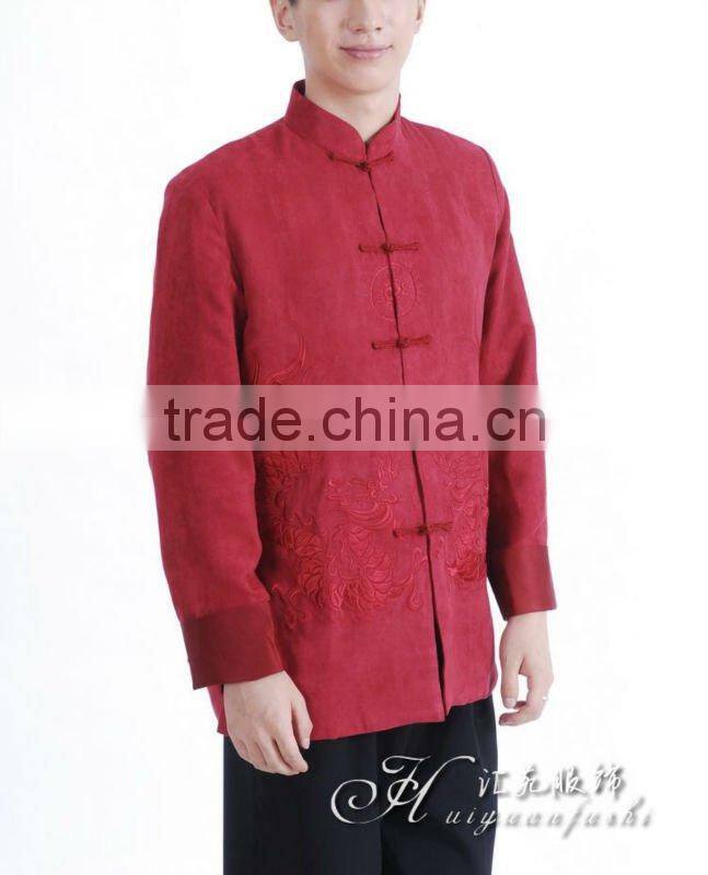chinese traditional long sleeve mens clothes