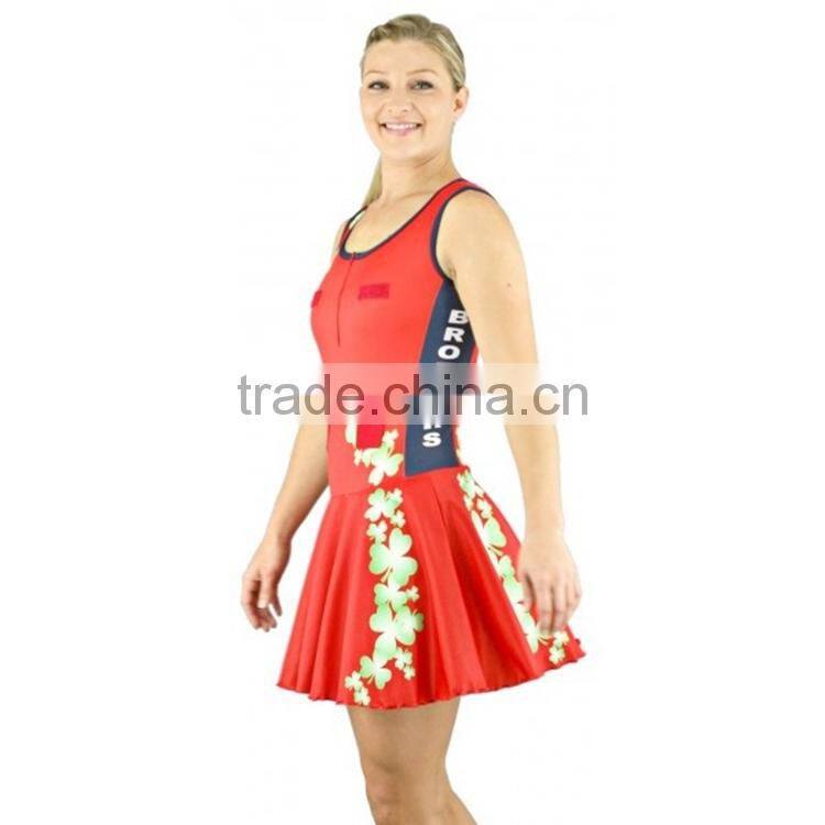 Sublimated netball skirt wholesale neball kit
