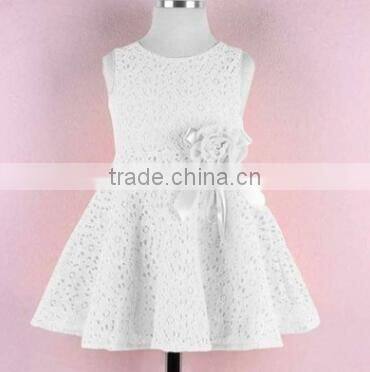 New summer lace casual lovely little party dress baby wear flower skirt