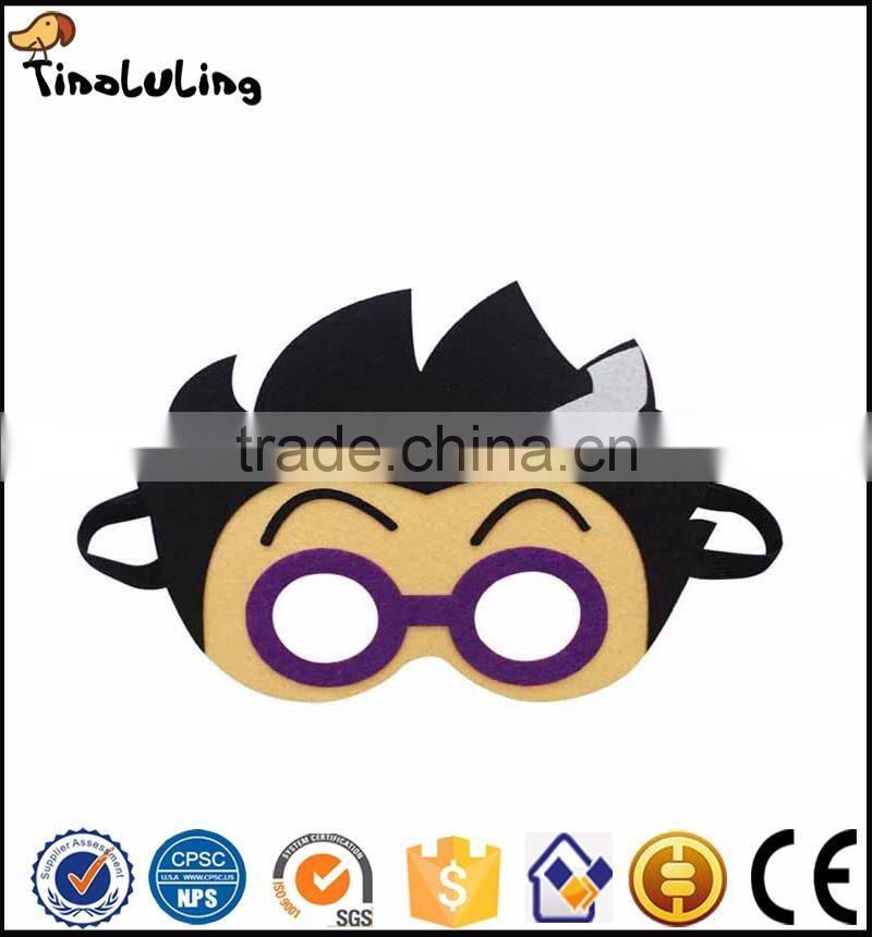 Kids dress up Pretend display cartoon felt mask Catboy Cloak masks