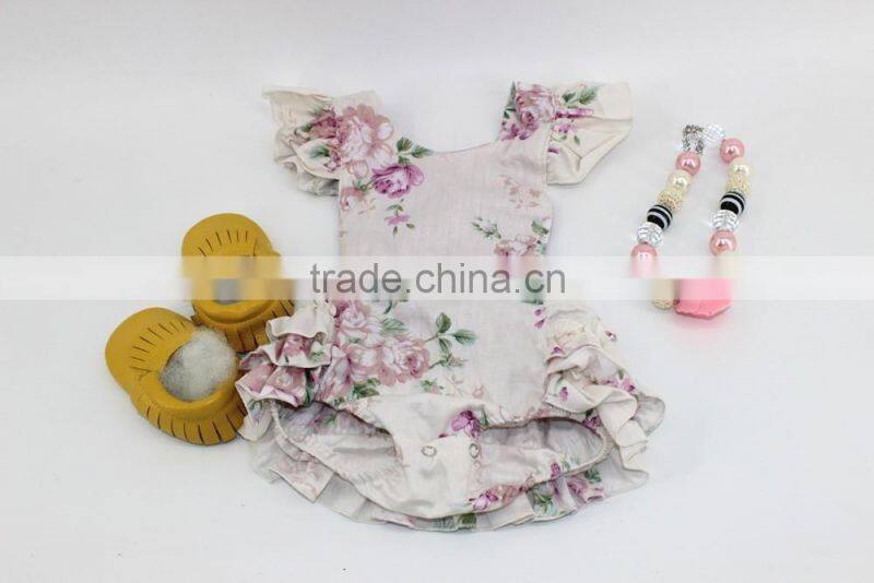 Newborn baby clothes baby mushroom linen frill bloomers little boy girl bulk buy grey underwear